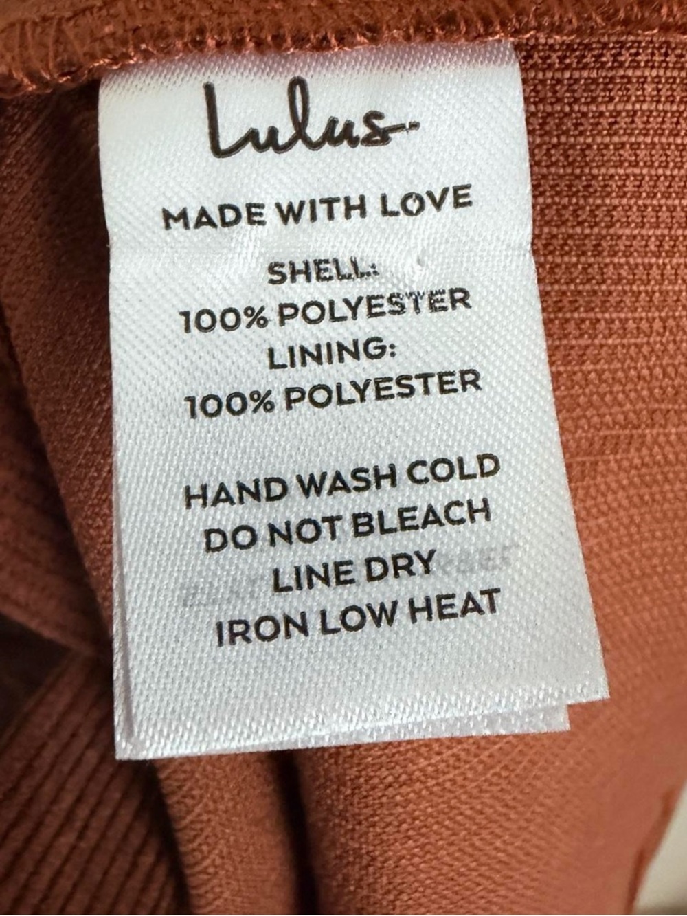 Lulus Brick Orange Corduroy Button-Front Mini Dress - Picture 7 of 8